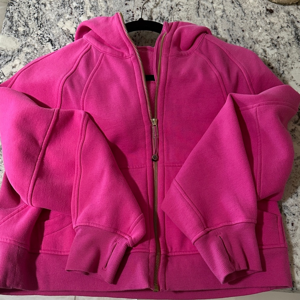 lululemon cropped scuba oversized Hoodie